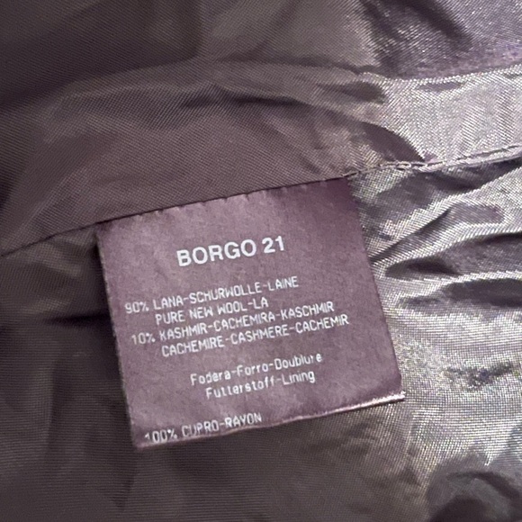 Giorgio Armani Classico Charcoal Gray Black Men's Wool & Cashmere Blazer 44R - Picture 14 of 16